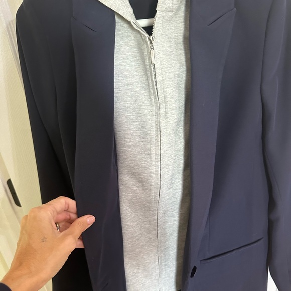 Express navy/grey layered blazer size M - Picture 6 of 10